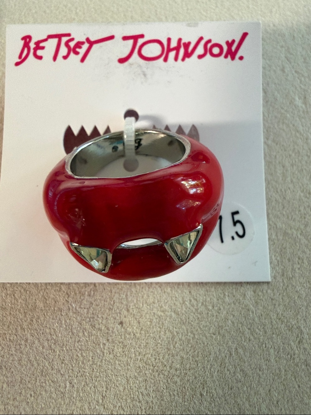 Vampire Ring by Betsy Johnson